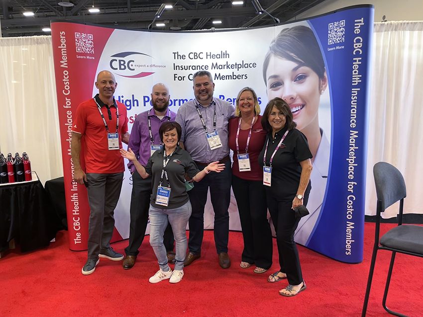 The CBC Health Insurance Marketplace for Costco Members Tradeshow Booth